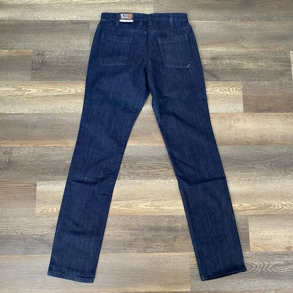 5.11 Tactical Jeans 31x36 Blue Defender Flex Slim Indigo Dressy Casual Manly